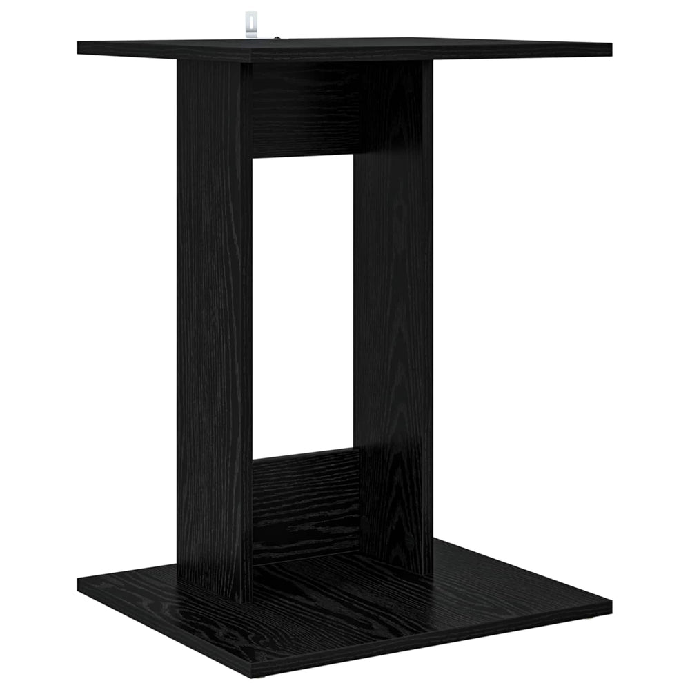 Schwarzer Beistelltisch Eichen-Optik 45x40x62,5cm