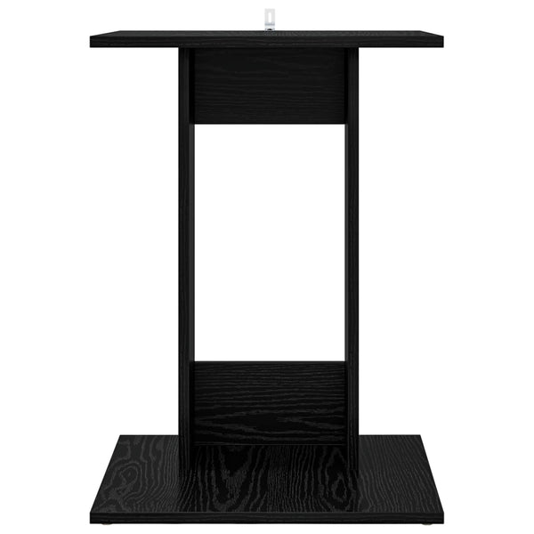 Schwarzer Beistelltisch Eichen-Optik 45x40x62,5cm
