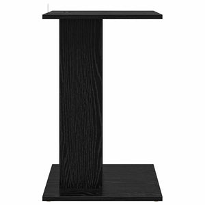 Schwarzer Beistelltisch Eichen-Optik 45x40x62,5cm