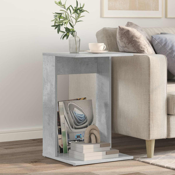 Beistelltisch Grau Betonoptik 40x62,5 cm