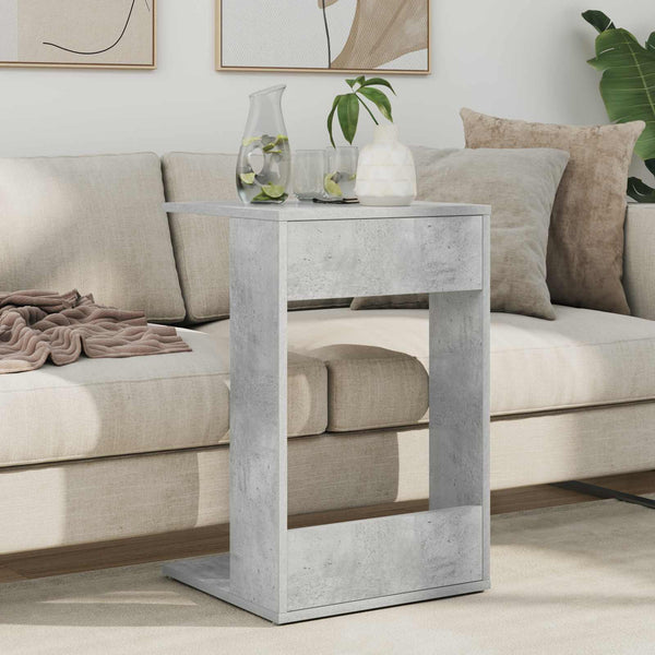 Beistelltisch Grau Betonoptik 40x62,5 cm