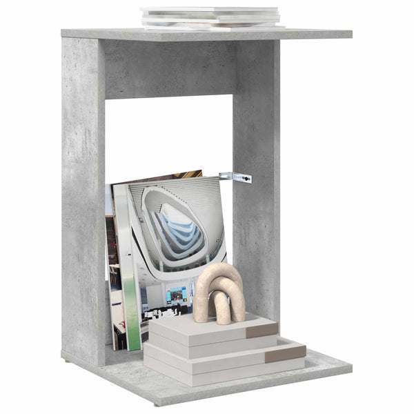 Beistelltisch Grau Betonoptik 40x62,5 cm