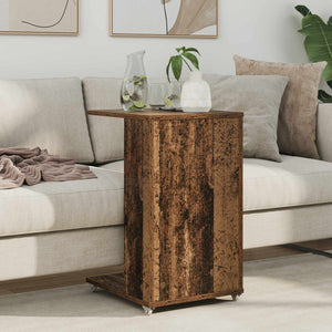 Beistelltisch Altholz mit Rollen 40x35x60cm