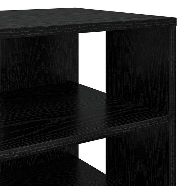 Schuhschrank mit Regal, Eichen-Optik