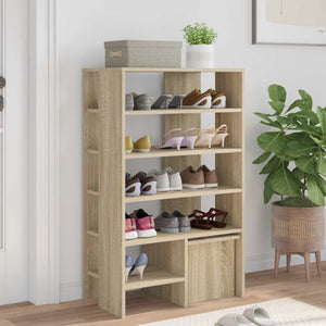 Schuhschrank Sonoma Eiche mit Regalen