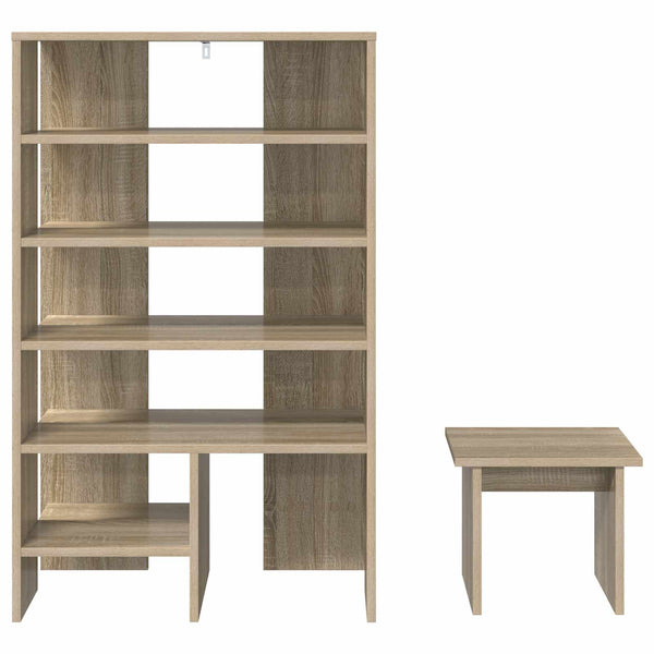 Schuhschrank Sonoma Eiche mit Regalen