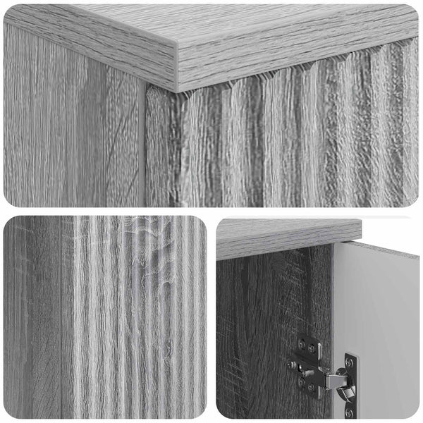 Schreibtisch Graues Sonoma 142,5 cm