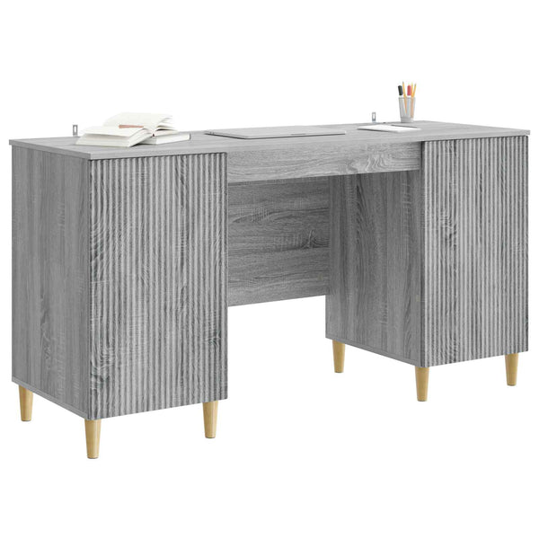 Schreibtisch Graues Sonoma 142,5 cm