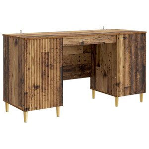 Schreibtisch mit Regal Altholz
