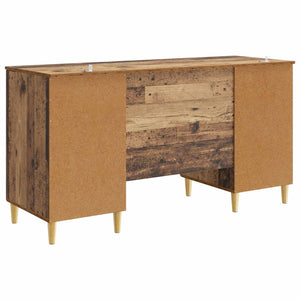 Schreibtisch mit Regal Altholz