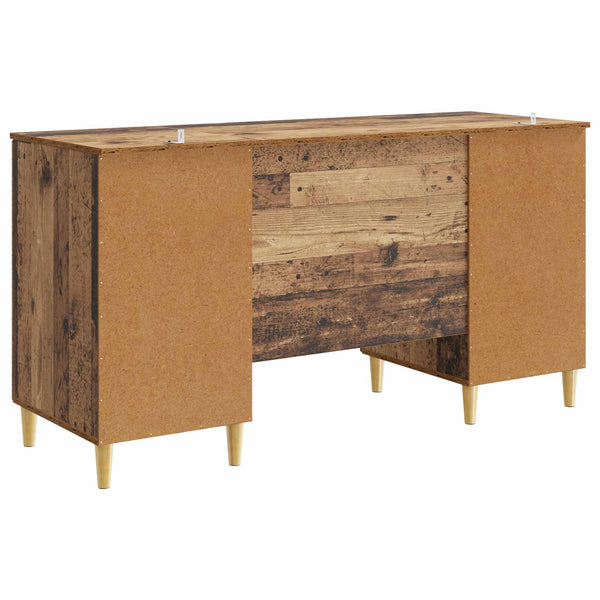 Schreibtisch mit Regal Altholz