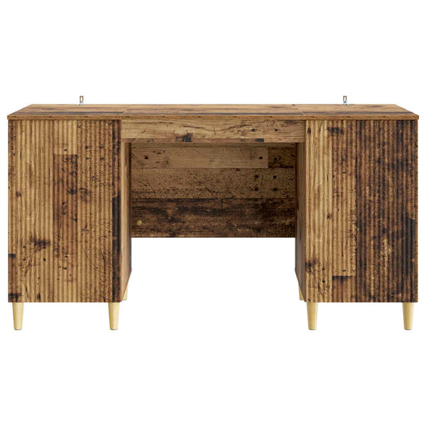 Schreibtisch mit Regal Altholz