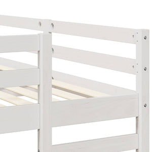 Dreifach Etagenbett 200x200 cm Weiß