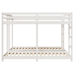 Dreifach Etagenbett 200x200 cm Weiß