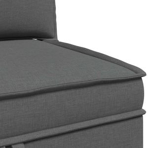 vidaXL Storage Ottoman Dark Grey