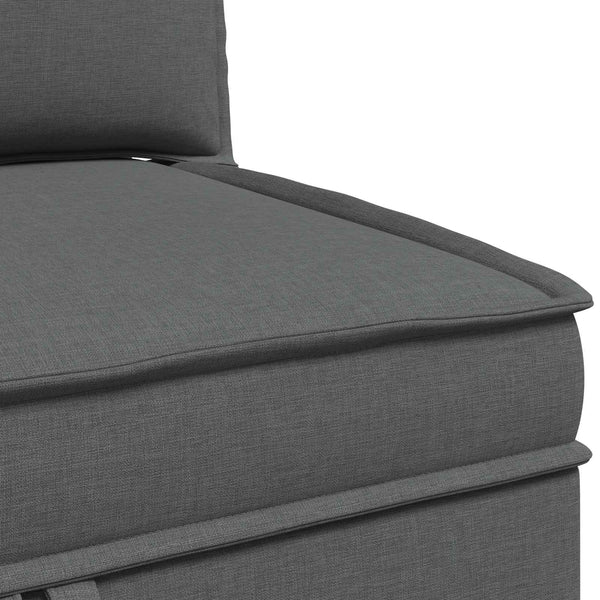 vidaXL Storage Ottoman Dark Grey