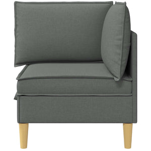 vidaXL Storage Ottoman Dark Grey