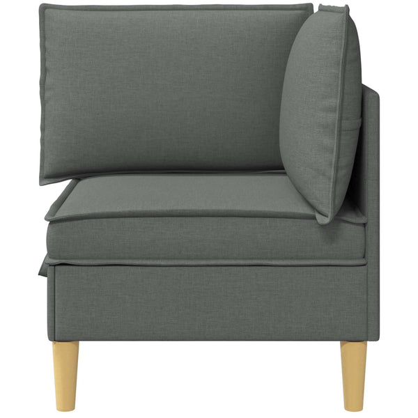 vidaXL Storage Ottoman Dark Grey