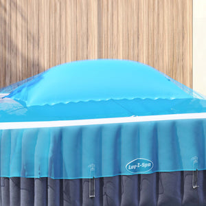 Winter Pool Kissen Blau 460x230cm