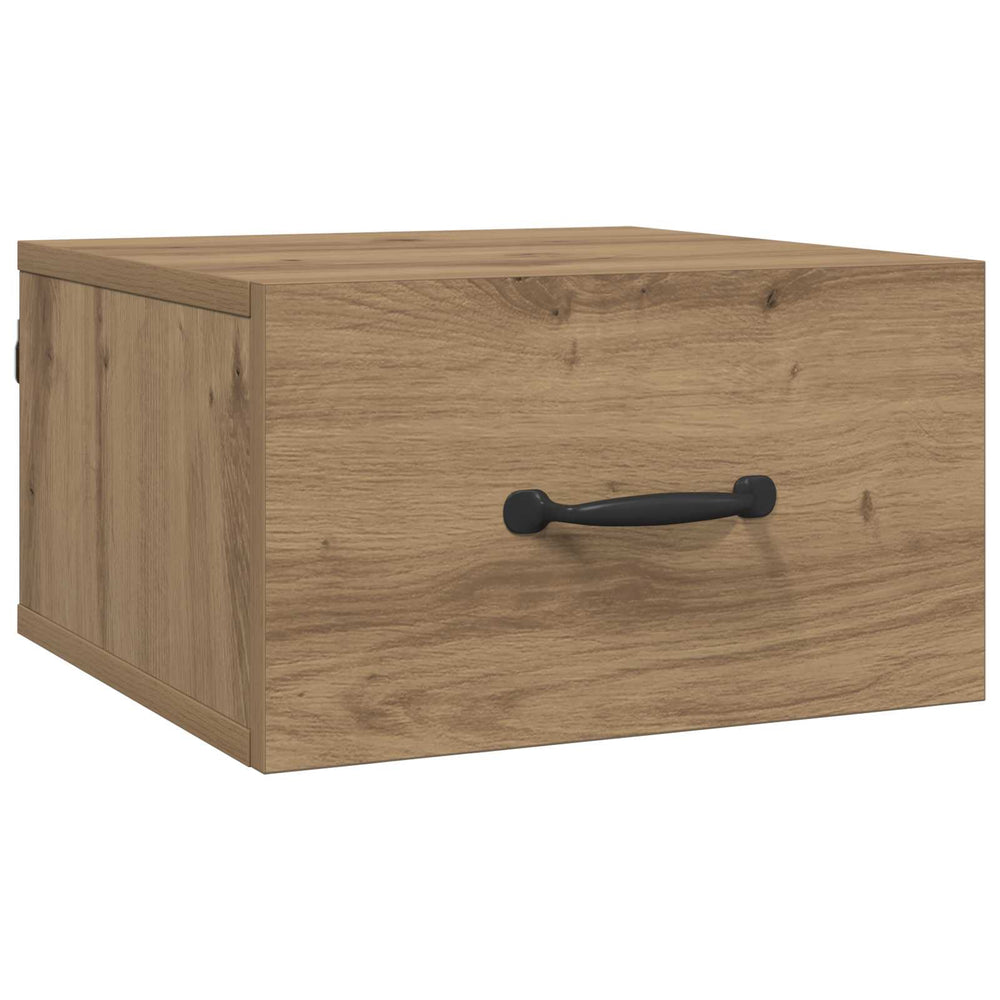vidaXL Nightstand Craft Oak 35 x 35 x 20 cm Engineered Wood