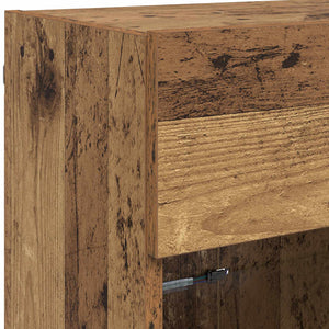 Meuble TV mural vidaXL en bois de récupération 98,5 x 30 x 60,5 cm en bois d'ingénierie