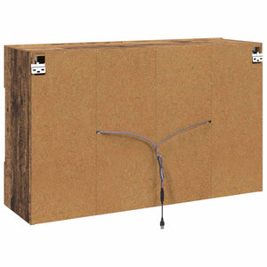 Meuble TV mural vidaXL en bois de récupération 98,5 x 30 x 60,5 cm en bois d'ingénierie