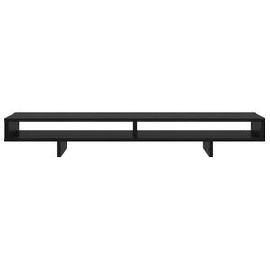vidaXL Support de moniteur noir 100 x 27 x 15 cm, aggloméré