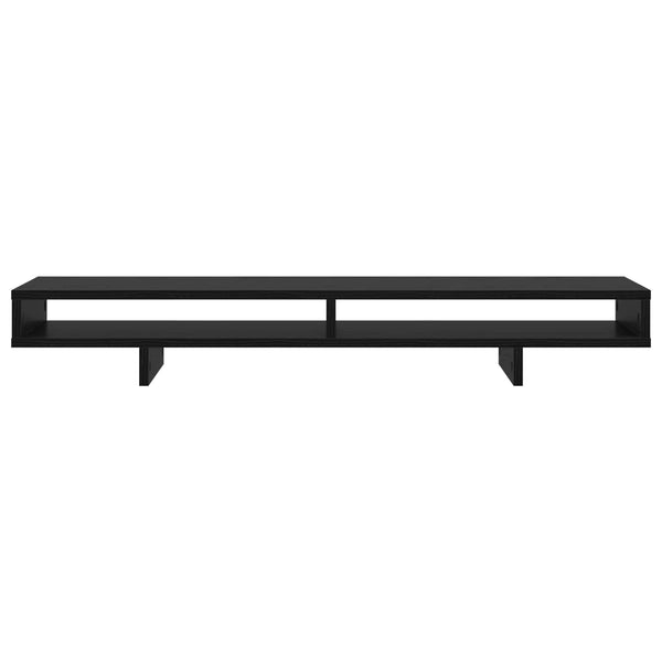 vidaXL Support de moniteur noir 100 x 27 x 15 cm, aggloméré