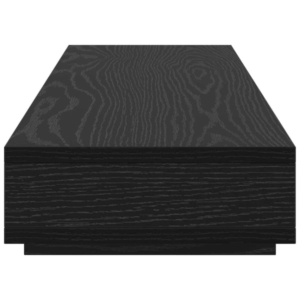 vidaXL Support de moniteur noir 100 x 27 x 15 cm, aggloméré