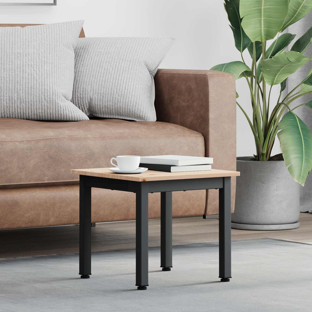Couchtisch Kiefer Massivholz 40x40 cm