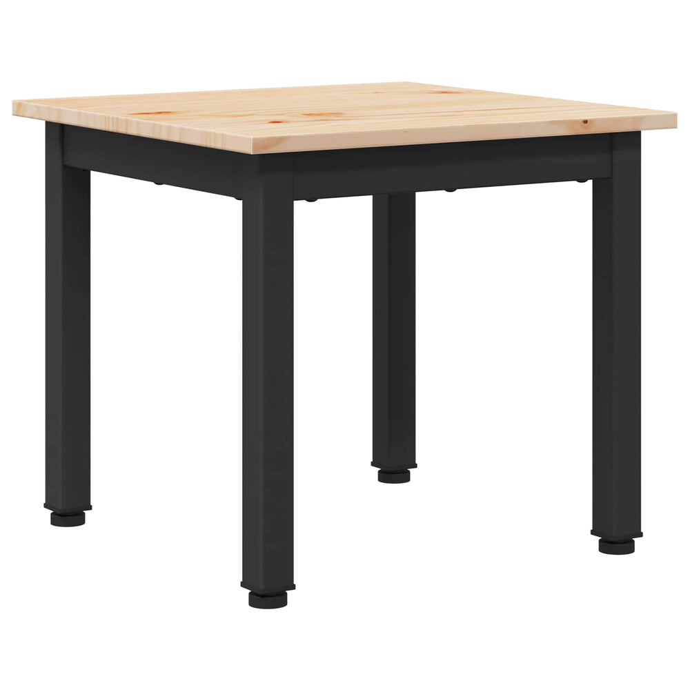 Couchtisch Kiefer Massivholz 40x40 cm