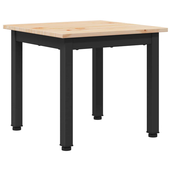 Couchtisch Kiefer Massivholz 40x40 cm
