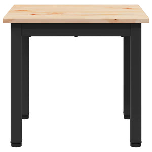 Couchtisch Kiefer Massivholz 40x40 cm