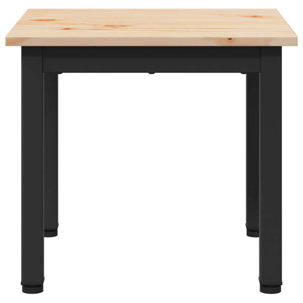 Couchtisch Kiefer Massivholz 40x40 cm
