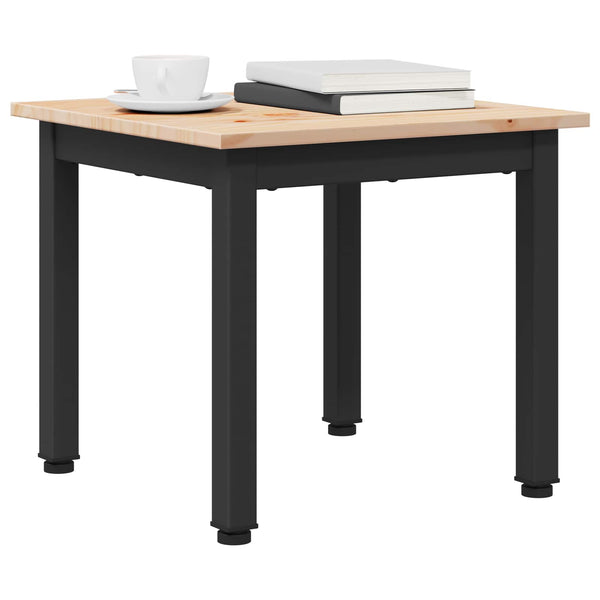 Couchtisch Kiefer Massivholz 40x40 cm