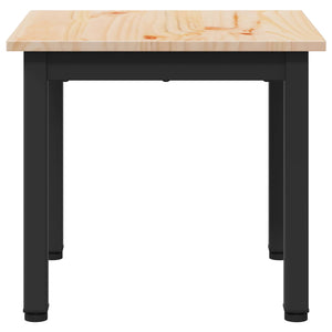 Couchtisch Kiefer Massivholz 40x40 cm
