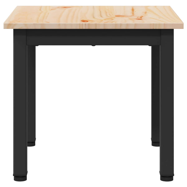 Couchtisch Kiefer Massivholz 40x40 cm