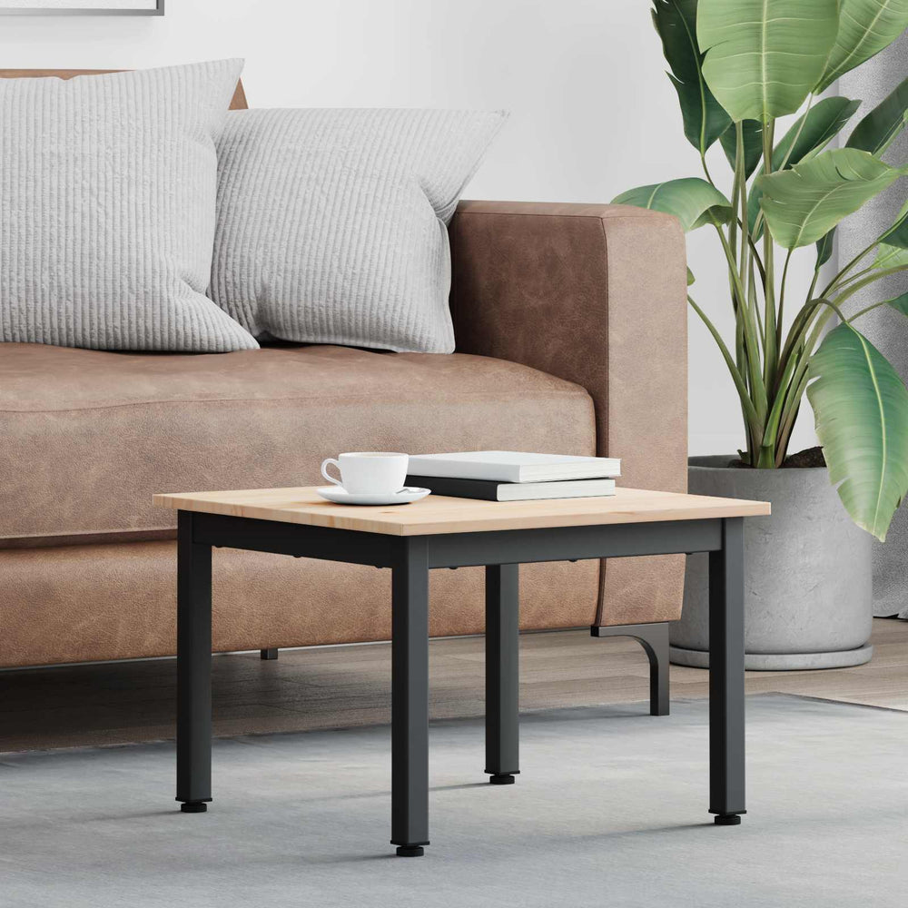 Couchtisch Kiefer Massivholz 50x50 cm