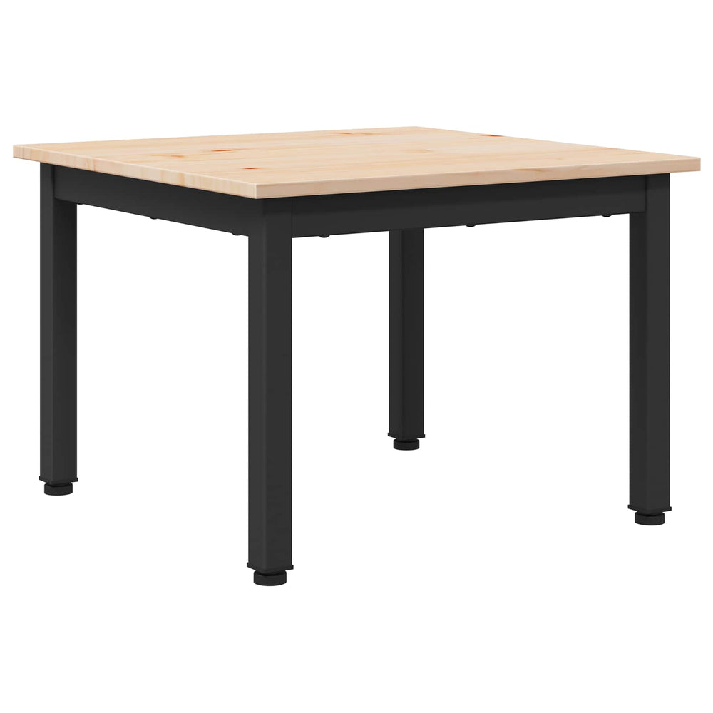 Couchtisch Kiefer Massivholz 50x50 cm