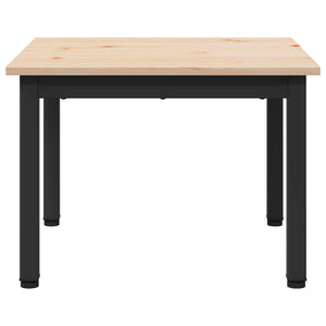 Couchtisch Kiefer Massivholz 50x50 cm