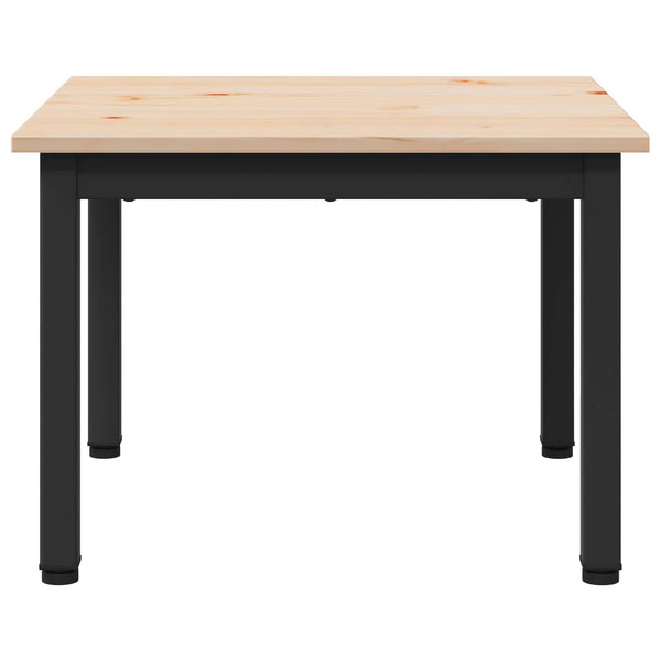 Couchtisch Kiefer Massivholz 50x50 cm