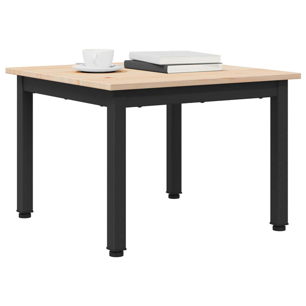 Couchtisch Kiefer Massivholz 50x50 cm