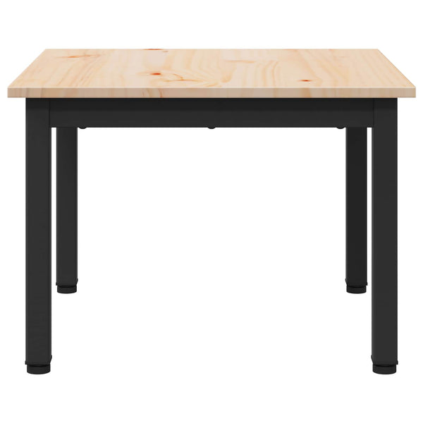 Couchtisch Kiefer Massivholz 50x50 cm