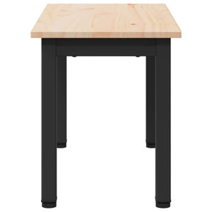 Couchtisch Kiefer Massivholz 60x30 cm