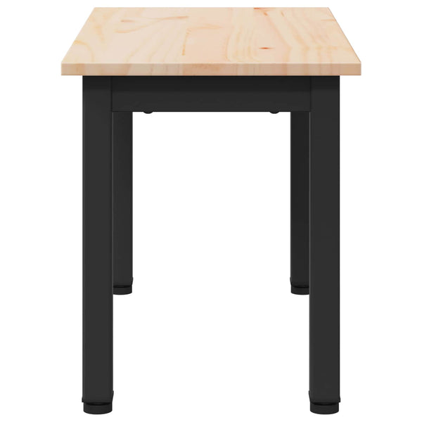 Couchtisch Kiefer Massivholz 60x30 cm