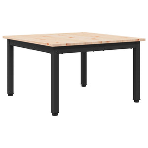 Couchtisch Kiefer Massivholz 60x60 cm