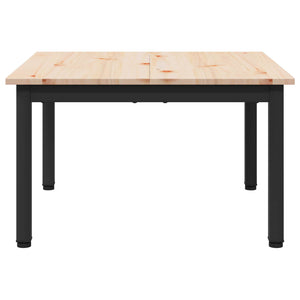 Couchtisch Kiefer Massivholz 60x60 cm