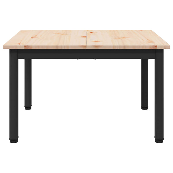 Couchtisch Kiefer Massivholz 60x60 cm