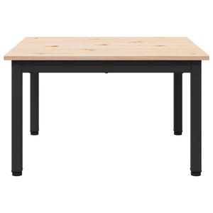 Couchtisch Kiefer Massivholz 60x60 cm