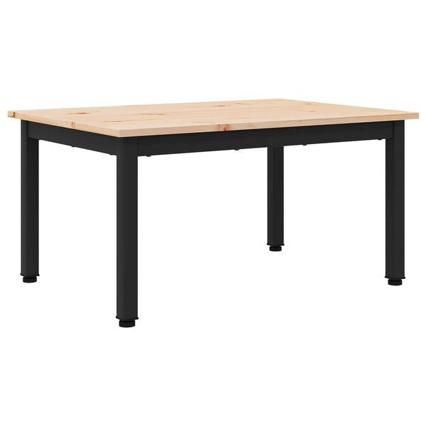Couchtisch Kiefer Massivholz 70x50 cm